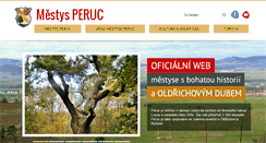 Desktop Screenshot of peruc.cz