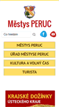 Mobile Screenshot of peruc.cz