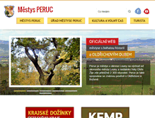 Tablet Screenshot of peruc.cz